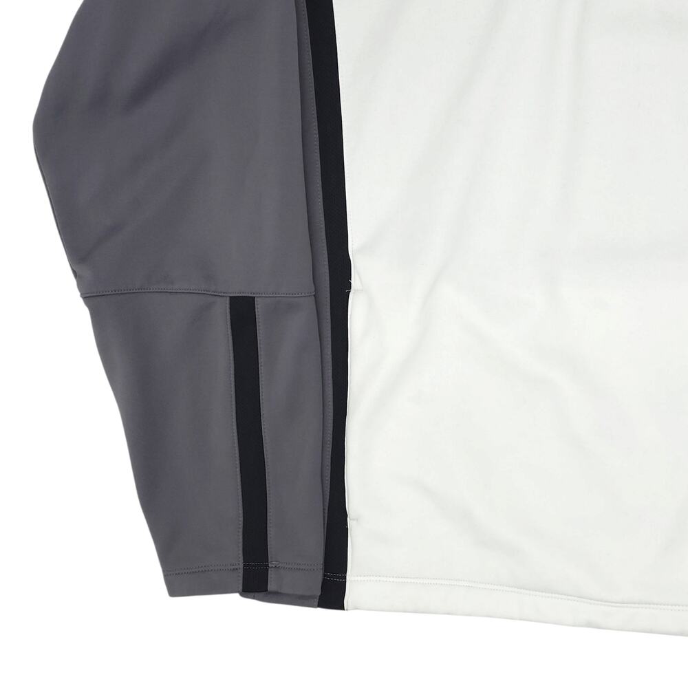 Nike Golf Jacket Mens Small Gray White Pullover 1/4 Zip Standard Therma Fit - Picture 4 of 12